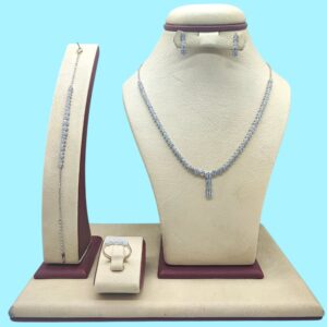 طقم فضة ستاتي ثقيل